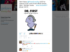 Win a set of 4 Doctor Who / Mr Men Books