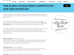 Win A set of books shortlisted for The Klaus Flugge Prize