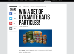 Win a Set of Dynamite Baits Particles