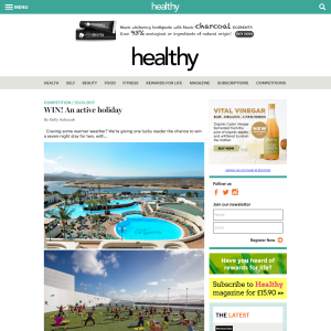 Win A seven-night stay for two, with return flights, to Club La Santa, Lanzarote