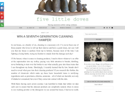 Win a Seventh Generation Cleaning Hamper