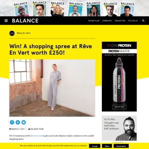 Win a Shopping Spree At Rêve En Vert worth £250