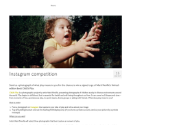 Win a Signed copy of Limited-edition book Child's Play