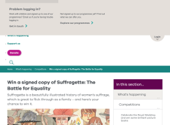 Win a signed copy of Suffragette: The Battle for Equality