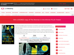 Win a Signed Copy of The Woman in the Window Book
