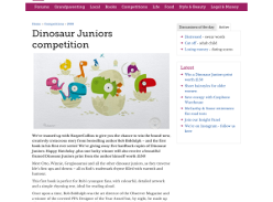 Win a Signed Dinosaur Juniors Print worth £150