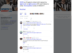 Win a Signed England Cricket Shirt