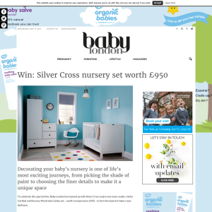 Win a Silver Cross Nursery Set worth £950