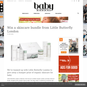 Win a skincare bundle from Little Butterfly London