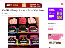 Win a SkinniRange Meat Hamper