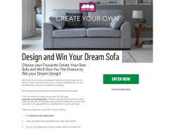 Win a Sofa of your own design