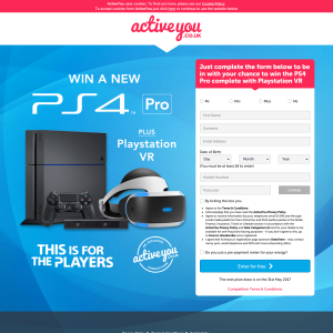 Win a Sony PS4