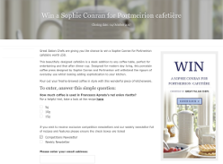 Win a Sophie Conran for Portmeirion cafetière worth £50