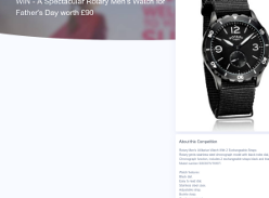 Win A Spectacular Rotary Men's Watch for Father's Day