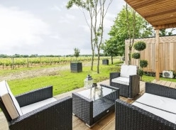 Win a Stay in Tinwood Estate's Luxury Vineyard Lodges