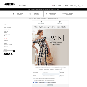 Win a stylish holiday wardrobe from Atterley