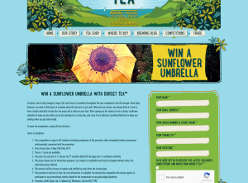 Win a Sunflower Umbrella with Dorset Tea