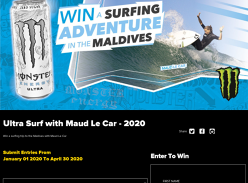 Win a surfing trip to the Madives with Maud Le Car