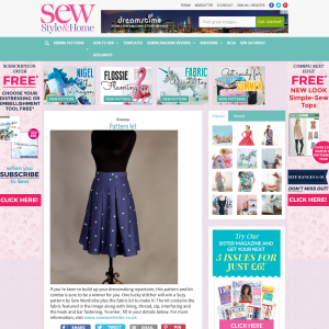 Win a Suzy pattern by Sew Wardrobe plus the fabric kit to make it