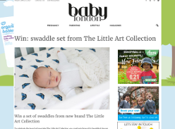 Win a Swaddle set from The Little Art Collection