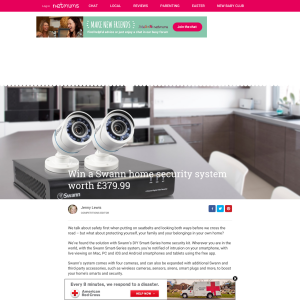 Win a Swann home security system worth £379.99