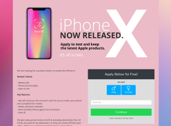 Win a Test & Keep A iPhone X
