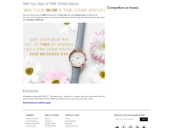 Win a Time Chain watch for Mothers Day