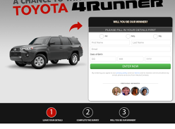 Win A Toyota 4Runner