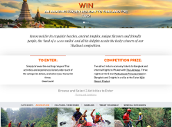 Win a Trip to Thailand