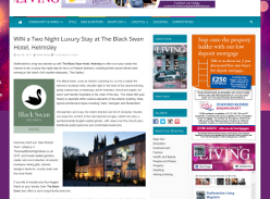 Win a two night Luxury Stay for two at The Black Swan Helmsley