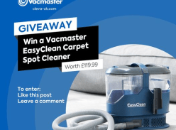 Win a Vacmaster EasyClean Spot Cleaner