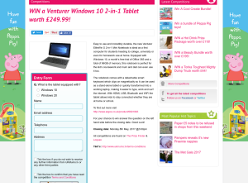 Win a Venturer Windows 10 2-in-1 Tablet worth £249.99