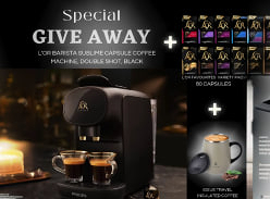 Win a Versuni PHILIPS L'OR Barista Sublime Capsule Coffee Machine
