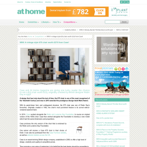 Win a vintage style 675 chair worth £275