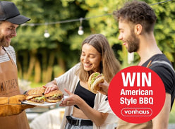 Win a Vonhaus American Style BBQ Worth £219.99