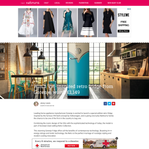Win a VW-inspired retro fridge from Gorenje, worth £1,149