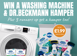 Win a Washing Machine Plus a Dr Beckmann Hamper