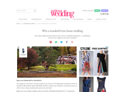 Win a wedding at five-star The Lodge on Loch Goil in Scotland for 14 guests