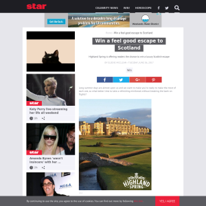 Win a Weekend Break for 2, to Scotland
