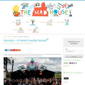 Win a Weekend Family Ticket to Nozstock The Hidden Valley