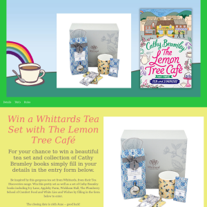 Win A Whittards Tea Set & Collection Of Cathy Bramley Books