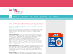 Win a Wright's Summer Baking Bundle