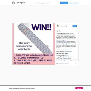 Win a Yuyu Wrap Arount Hot Water Bottle