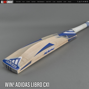 Win Adidas Libro CX1 cricket bat