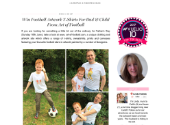 Win Adult/child football artwork t-shirts