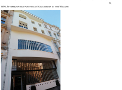 Win Afternoon Tea For Two At Mackintosh At The Willow, Glasgow