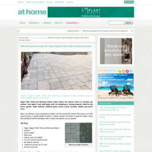 Win Algon Organic Path, Patio and Decking Cleaner