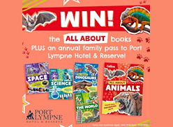 Win the all About Books & a Family Annual Pass to Port Lympne Hotel & Reserve