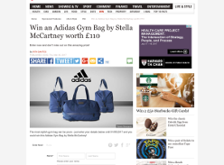 Win an Adidas Gym Bag by Stella McCartney worth £110