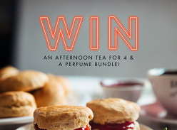 Win an Afternoon Tea for 4 and a Perfume Bundle